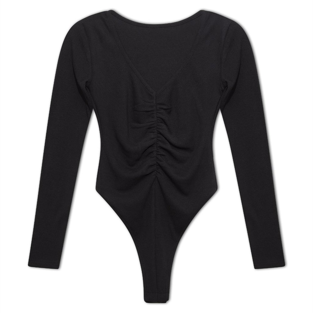 Emery Ribbed Ruched Bodysuit - Picture 4 of 4